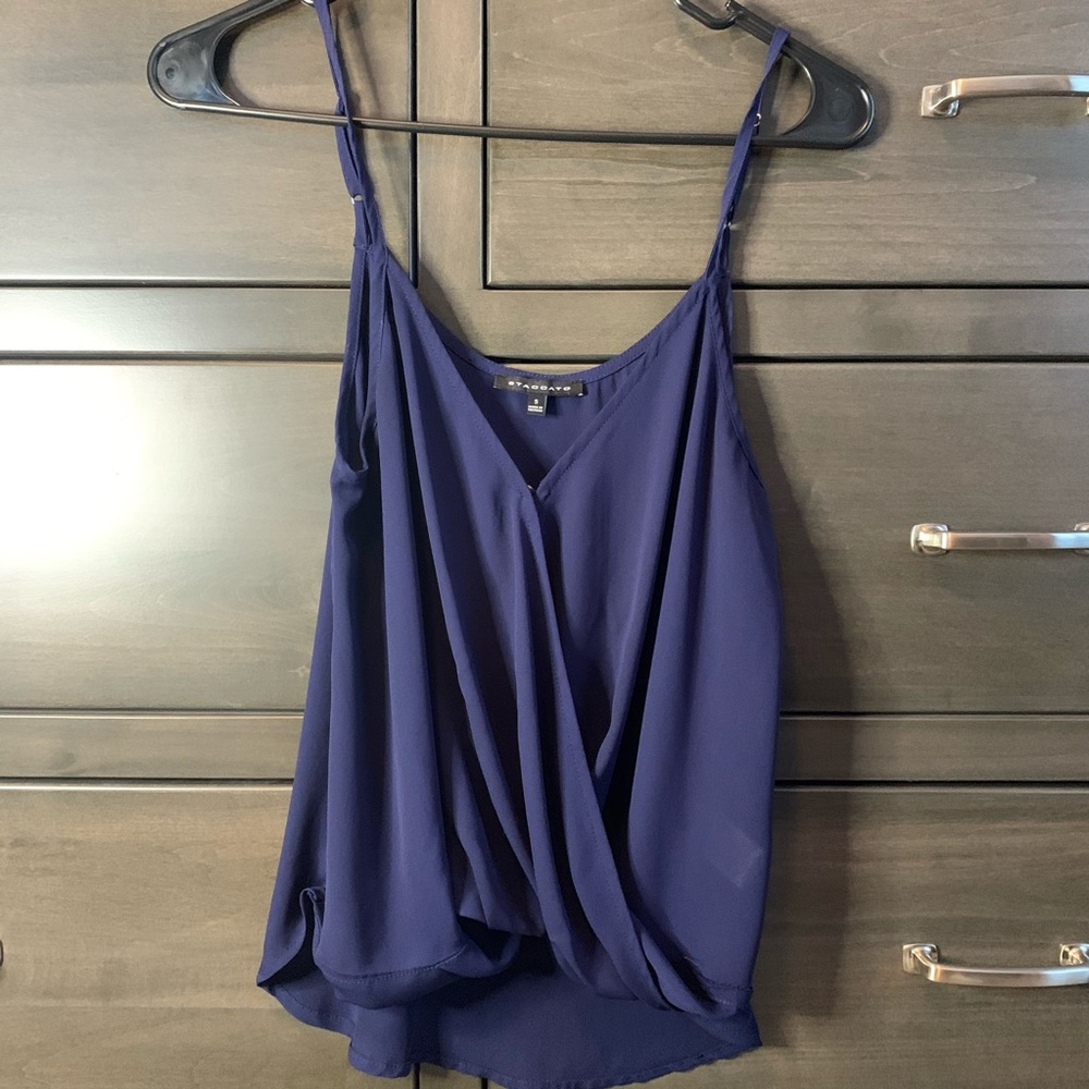Staccato Women's Tank Top in Deep Blue